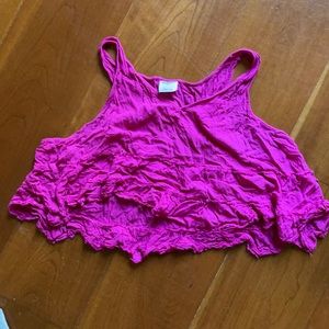 Free People Intimately size Med Fuchsia colored